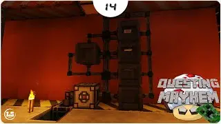 Minecraft 1.7.10: Questing Mayhem - #14 Начало МЭ сети