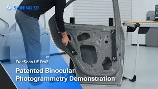 FreeScan UE Pro2: Patented Binocular Photogrammetry Demonstration