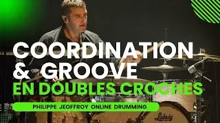 Comment Jouer Une Coordination et Un Groove en Doubles Croches ( COURS DE BATTERIE _ DRUM LESSONS )