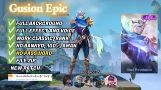 Script Skin Gusion Epic Soul Revelation No Password | Full effect voice | New Patch