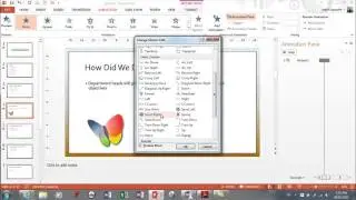 MS PowerPoint 2013 - Animation
