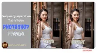 Frequency separation Technique using clone tool | photoshop