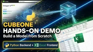 CubeOne Hands-on Demo: Build a Complete FP&A Model from Scratch (Python + Excel)