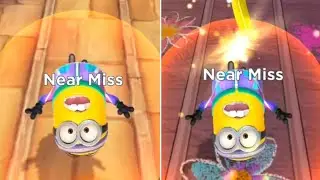 Stereo Minion Near Miss Missions Gameplay at Freedonia & Pier 12 | Despicable Me: Minion Rush