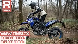 Prova Yamaha Ténéré 700 Extreme Edition ed Explore Edition - come vanno su strada e in fuoristrada