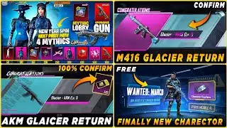 🔴 NEXT PRIZE PATH CONFIRM | FINALLY GLACIER M416 CONFIRM | AKM GLACIER RETURN | FREE NEW CHARECTOR 🤩