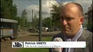 Patrick Smets présente le Parti Libertarien sur télé Bruxelles