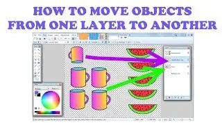 How To Move Objects From One Layer To Another in Paint.net