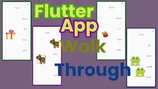 Learn Arabic Alphabet App for kids with Flutter