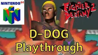 Fighter Destiny 2 (Nintendo 64) - D-DOG Playthrough [Crazy Difficulty]