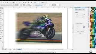Efek Kecepatan dengan Motion Blur di CorelDRAW | Belajar CorelDRAW
