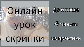 Онлайн урок скрипки. Занятия на каникулах 