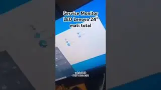Service Monitor LED 24" merk Lenovo mati total.