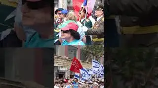 Поздравление с днем Победы из Хайфа. Первый в мире Парад победы был в Израиле 9 мая 1945