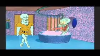Handsome Squidward Drops by Squidwards House