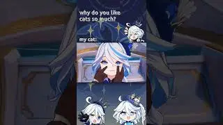 my blue cat😣💙💙 #furinagenshinimpact