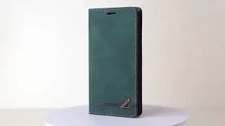 Кожаный чехол с защитой от кражи для Redmi Note 10 Pro