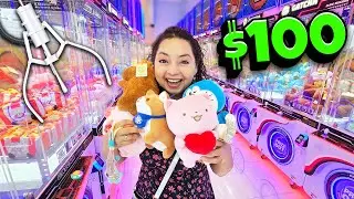 $100 Claw Machine Challenge at Gatcha Orlando Clawcade!