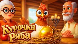 Сказка Курочка Ряба - Русские сказки для детей  