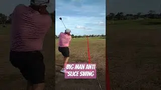 ⛳ Big Man Makes Smooth Anti Slice Golf Swing