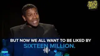 Denzel Washington : SOCIAL MEDIA is a TOOL