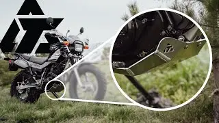 How To Install a Tusk Aluminum Skid Plate on a Yamaha TW200