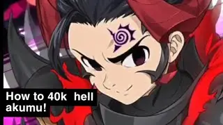 40k points on akumu Hell! 7ds grand cross