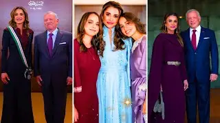 💖 Queen Rania of Jordan Celebrates 54th Birthday with New Tiara Portrait and First Grandchild!