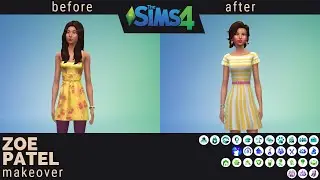 Zoe Patel Makeover | Sims 4 | Speed Build