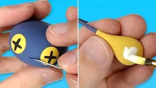 Pokémon Figures Making - Chinchou | Clay Art