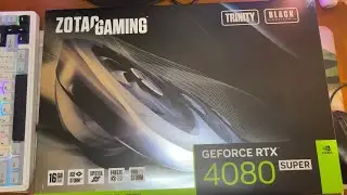 Rtx 4080 Super Zotac gaming trinity black unboxing (Gaming powerhouse )- 1450£😵‍💫