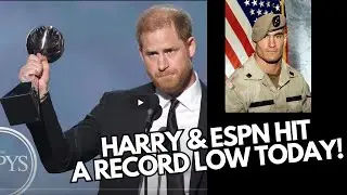 Can't believe Harry did this in his acceptance speech of the Pat Tillman award at the ESPY's!