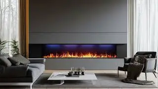 Очаг Faber e-SliM LINEAR 2200/450-I в интерьере