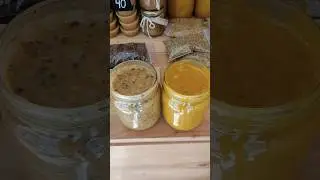 🍯*Вітамінна бомба* - мед + квітковий пилок+ прополіс  🍯*Супер Фуд* - мед + перга #вітаміни #імунітет
