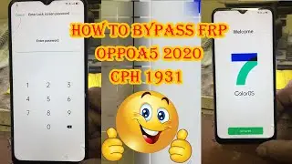 Oppo A5 2020 Frp bypass Ι OPPO CPH1931 Bypass Frp without PC