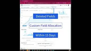 What are some points to consider while deleting fields?