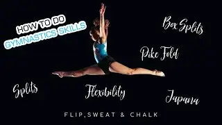HOW TO DO GYMNASTICS - Splits, Pike Fold, Japana, Box Splits, Flexibility