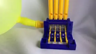 Four 3D Printed Whistles 2, Valve Test