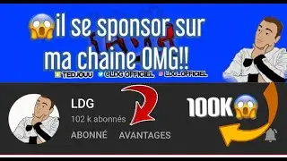 UN YOUTUBEUR DE 100K SE SPONSOR SUR MA CHAÎNE !😱