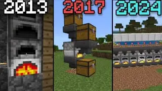 Майнкрафт печка в 2013 vs сейчас