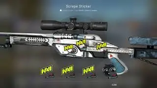 Scraping 2021 Stockholm Major Player Autograph Stickers