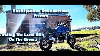 Grom Ride Through The Local Hills.. Part 2