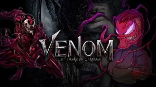 VENOM 2 CARNAGE - Digital Mural Process | Speed Art