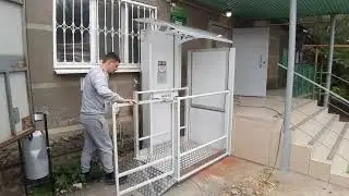 Монтаж вертикального подъемника INVA 440 (REHALIFT 440) ст. Ивановская