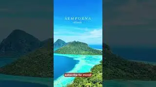 Must visit Semporna Island in Malaysia!🤩 #explore #trending #travel #viral #reels #shorts #foryou