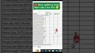 How to text split by TEXTSPLIT Function in Excel ‼️ 