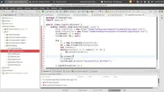 Read from one file and Write to another File || Copying File Content ||  File Handling || AJP