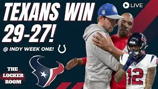 Texans Win In Indy 29-27 Behind Joe Mixon Dominance, CJ Stroud Connection With Stefon Diggs & Nico!