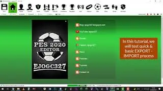 Pes Editor Tutorial - Live Update files, first load & player IMPORT-EXPORT