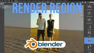 How to Render Region in Blender (Shortcut)